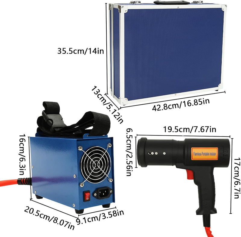 Induktionsheizgerät Magnetische 1500w Heizung Induktionsheizer induktionsheizung kfz mit 4 Heizspule