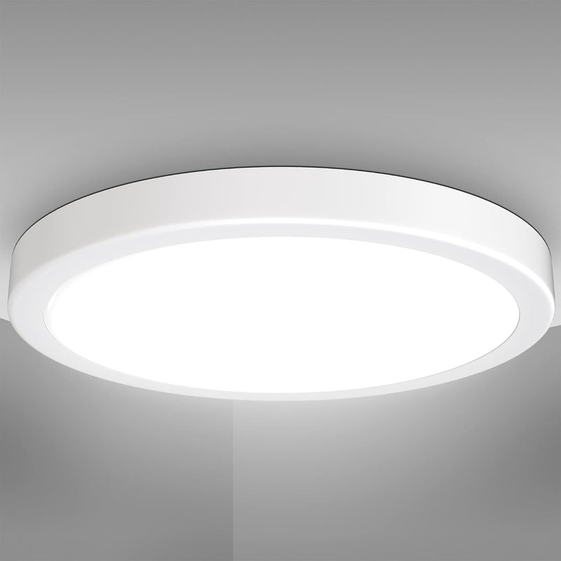 B.K.Licht - LED Deckenlampe mit neutralweisser Lichtfarbe, 24 Watt, 3000 Lumen, LED Deckenleuchte, L