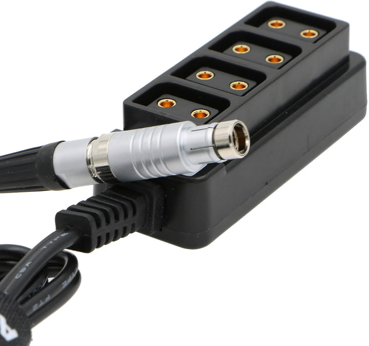 Alvin's Cables 3 Pin RS auf 4 Port D-Tap Buchse für Kameras 72CM