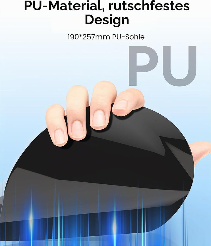 Mauspad mit Gelkissen,Ergonomisches Mousepad mit handauflage mit weichem Gelpolster,Rutschfester Bas
