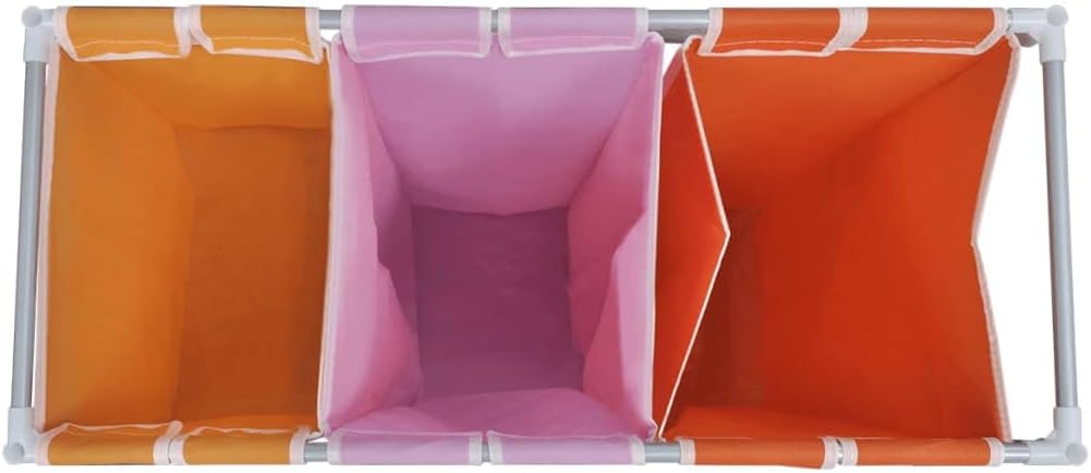 vidaXL 4 Fächern Wäschekorb Wäschesammler Wäschesortierer Wäschebox Wäschetonne 1, 1