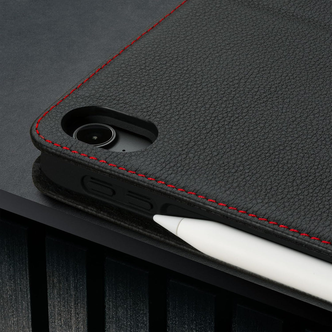 TORRO Hülle Kompatibel mit iPad Air 5 / Air 4 - Echtleder iPad Air 2022/2020 Hülle mit Standfunktion