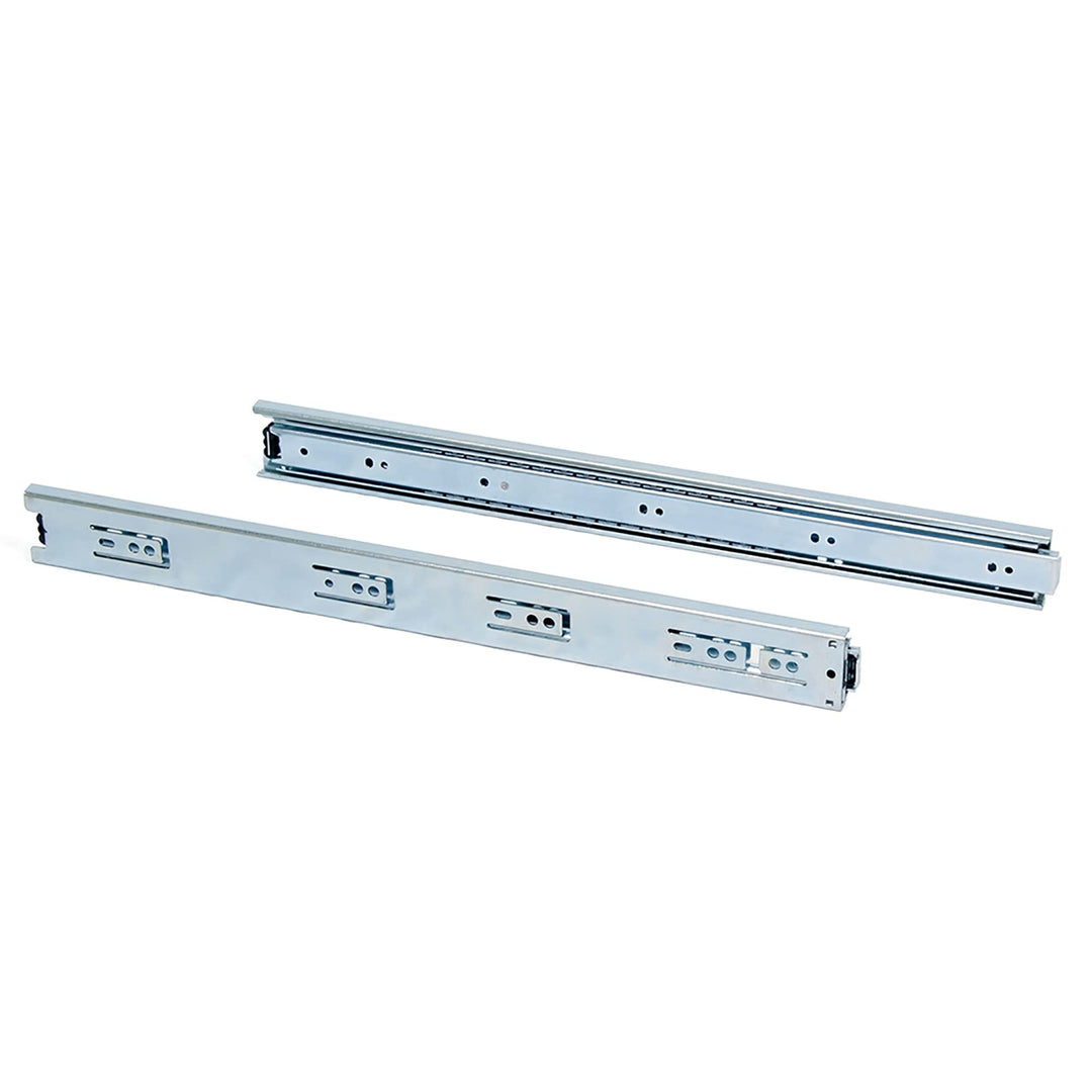 Emuca 3043405 Set Schubladenführungen, vollauszug mit Rollen, Lot von 5, Verzinktem, 400 mm 5 Stück