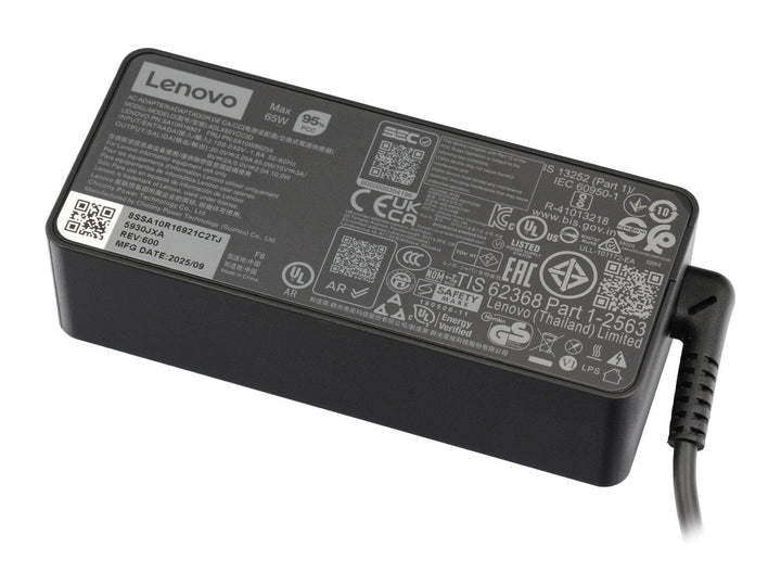 Lenovo SA10M13950 Original USB-C Netzteil 65 Watt Normale Bauform für ThinkPad Yoga 11e (20LN), 11e