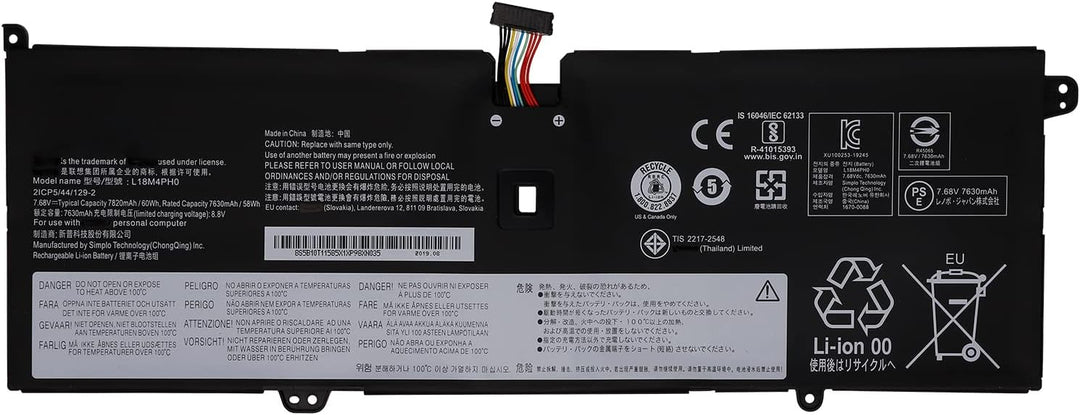 SwarKing Ersatz Akku Kompatibel mit Lenovo Ideapad Yoga C940-14IIL Series Notebook 5B10T11585 5B10T1