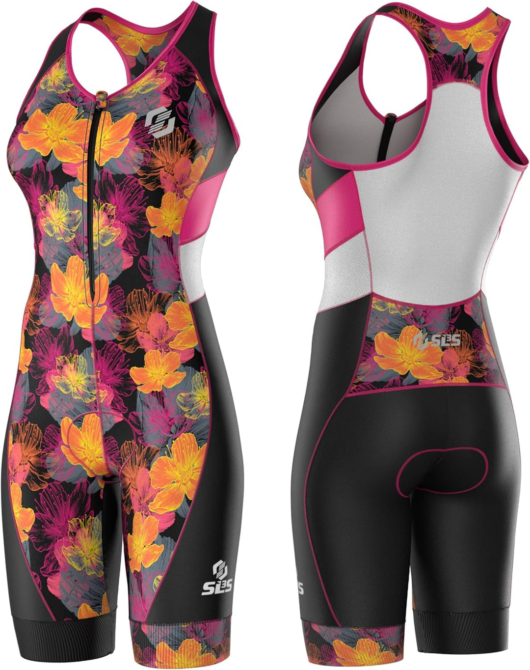 SLS3 Triathlon Anzug für Damen | Triathlonanzug | Trisuit | Triathlon Einteiler | FX Print Schwimman