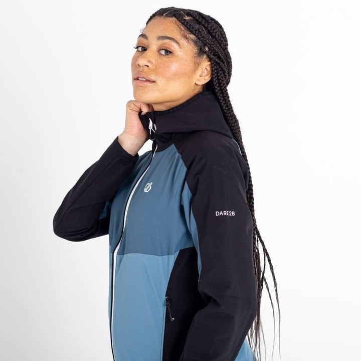 Dare2b Damen Duplicity Ii Jacke 44 Bluestone / Orion Grey, 44 Bluestone / Orion Grey
