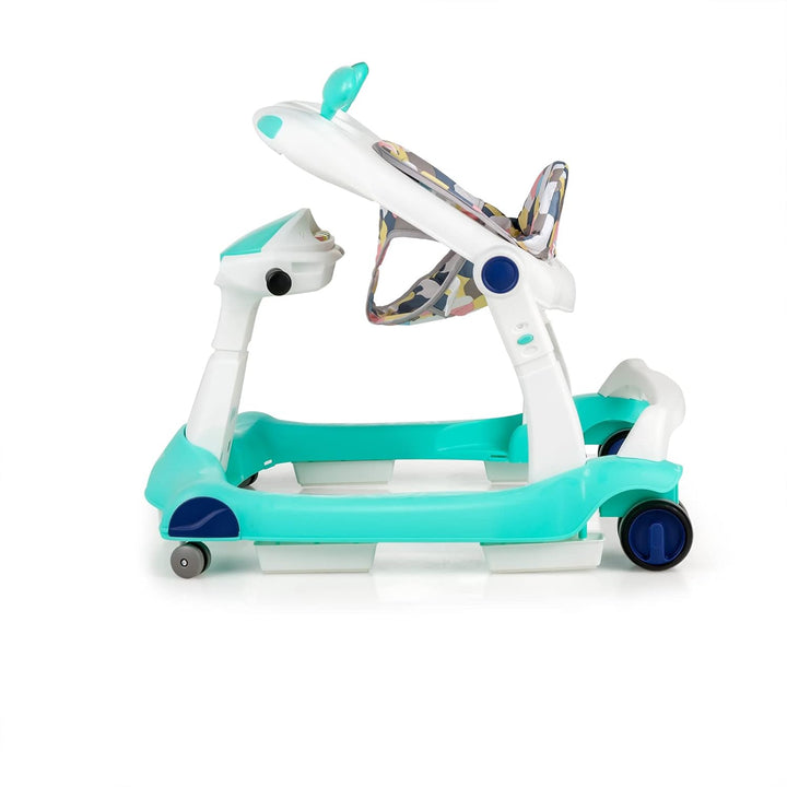 LIFEZEAL 2 in 1 Lauflernhilfe Klappbar, Babywalker mit Spielbrett, Lauflernwagen mit abnehmbaren Sit