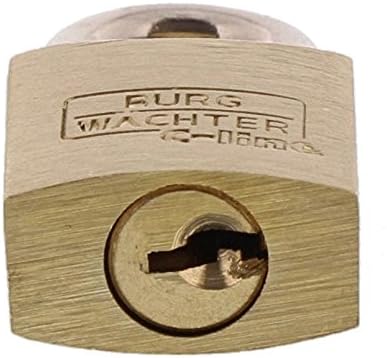 Burg Wächter Vorhangschloss-Set, Messing, Bügelstärke: 3,5 mm Bügelstärke: 3,0 mm, Bügelstärke: 3,0