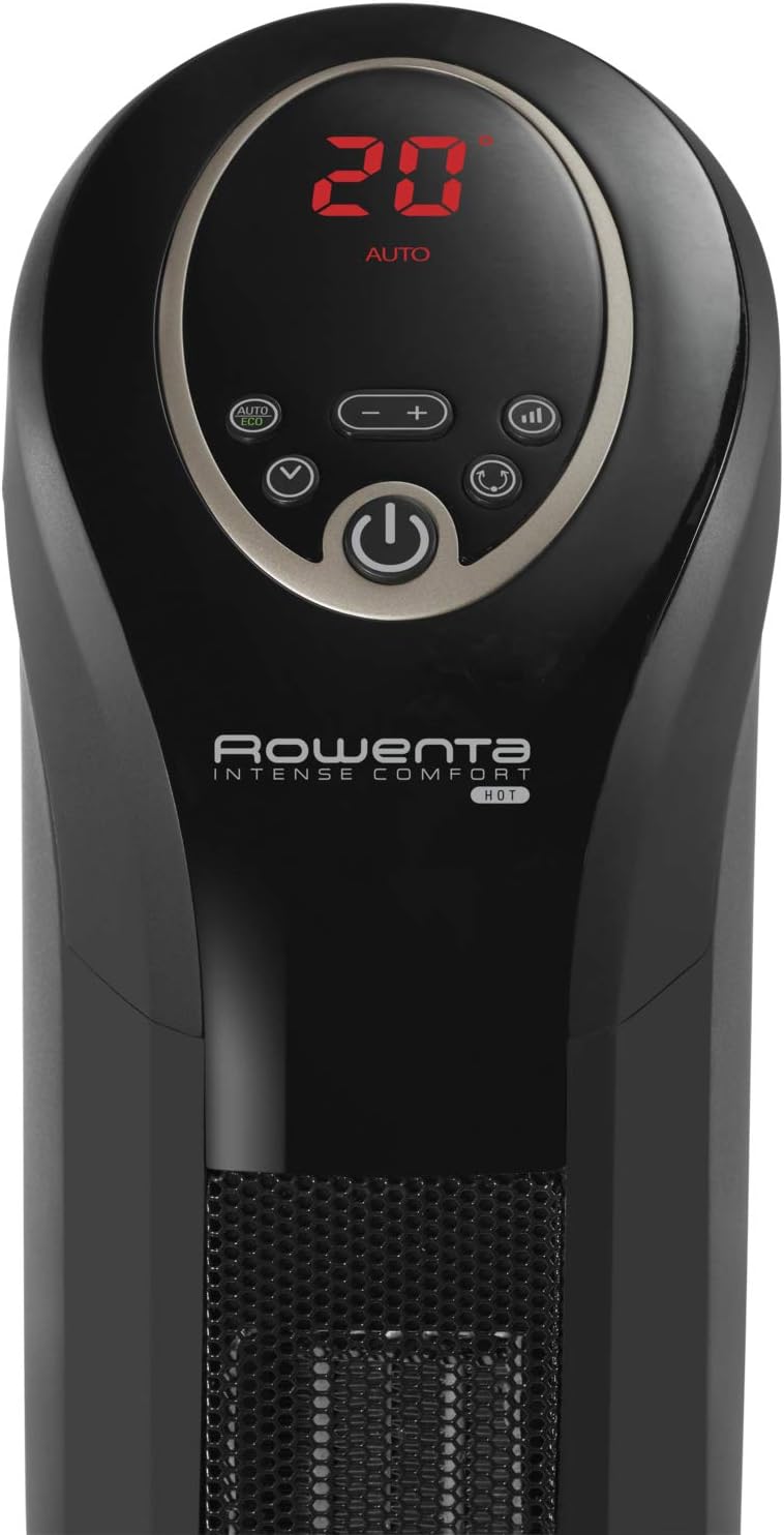 Rowenta SO9420 Intense Comfort Hot Keramik Turmheizventilator | Heizlüfter | 2400W | Elektro-Heizung