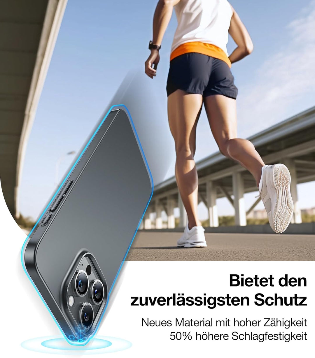 TORRAS Ultra Dünn für iPhone 15 Pro Hülle für MagSafe [Nr. 1 Magnetkraft] Extrem Stossfest Kratzfest
