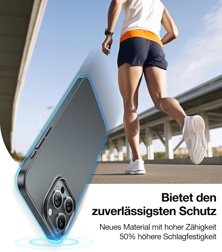 TORRAS Ultra Dünn für iPhone 15 Pro Hülle für MagSafe [Nr. 1 Magnetkraft] Extrem Stossfest Kratzfest