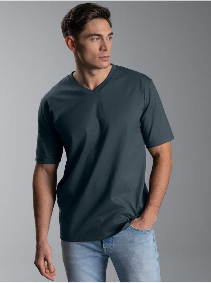 Trigema Herren T-Shirt, Anthrazit