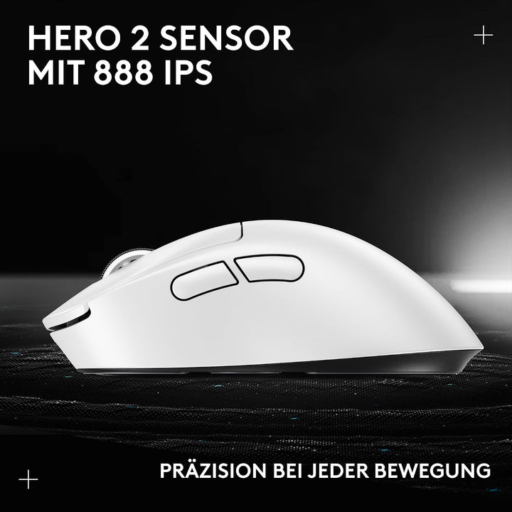 Logitech G PRO X SUPERLIGHT 2 DEX kabellose Gaming-Maus