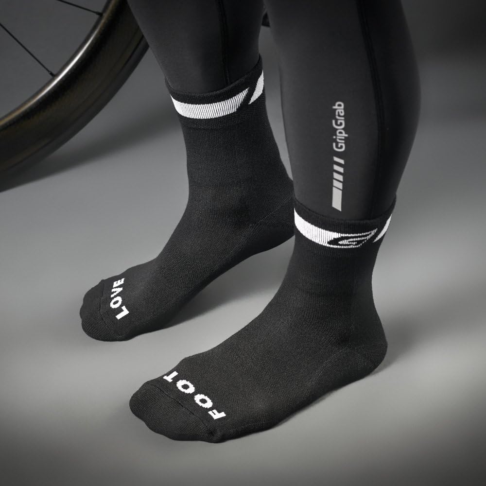 GripGrab 4 Jahreszeiten Multipack Fahrradsocken 3er Vorteilspack Sport Socken Frühling Sommer Herbst