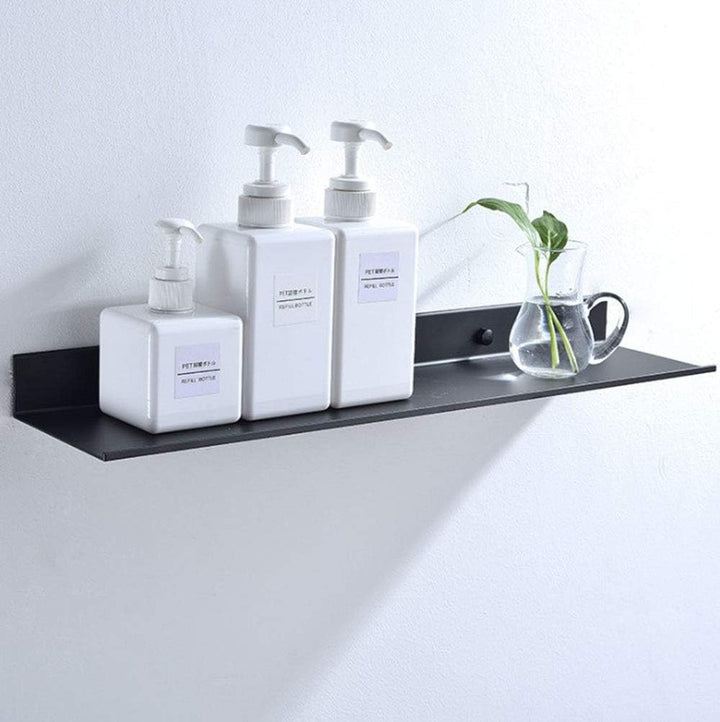 An der Wand montiert Schwimmend Metall Regale Ledge, Schwarz Badezimmer Regal Wandhalterung Regale P