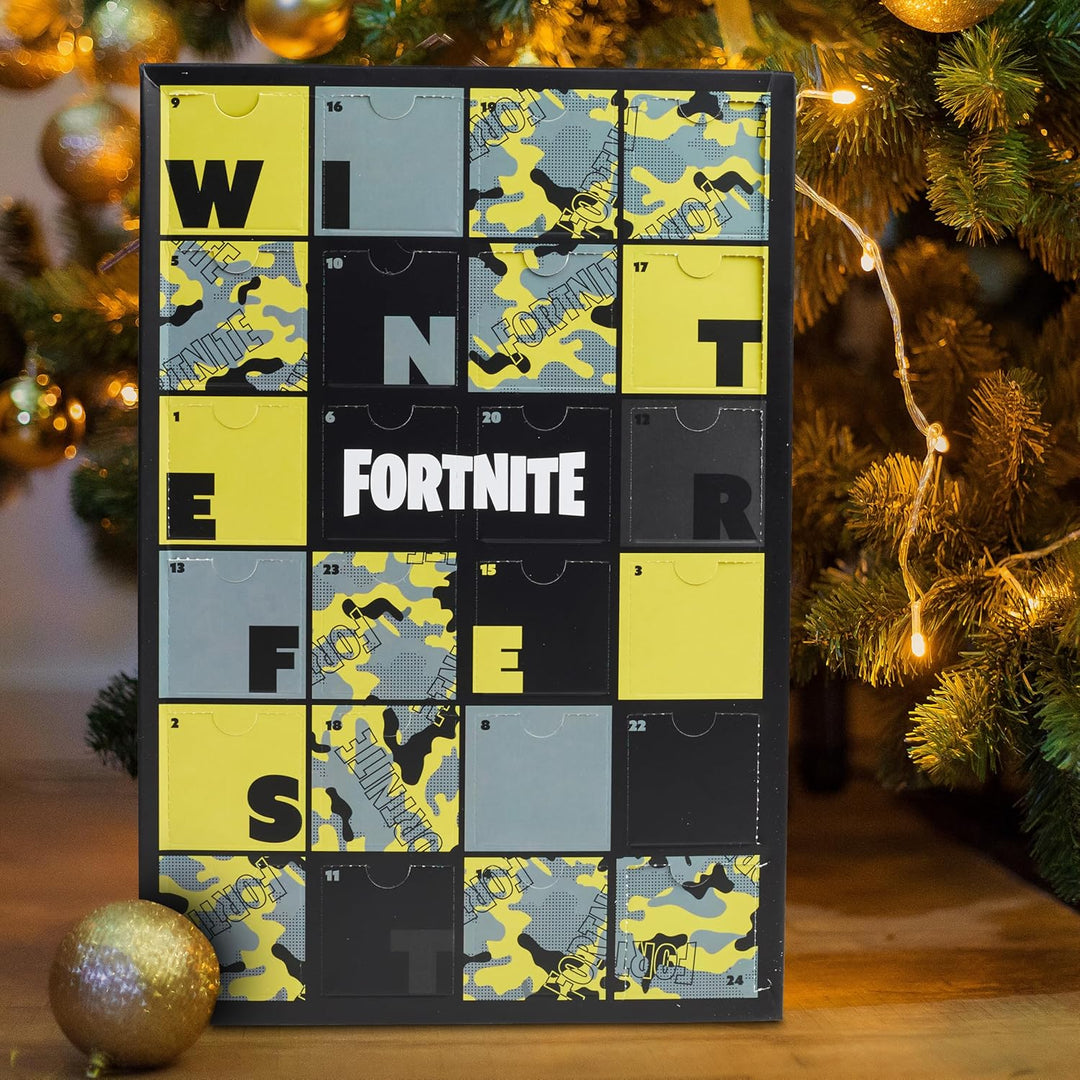 Get Trend Fortnite Socken Adventskalender 2025 für Teenager &amp; Herren, 24 Paar, 39-42.5, Bequem &amp; Wei