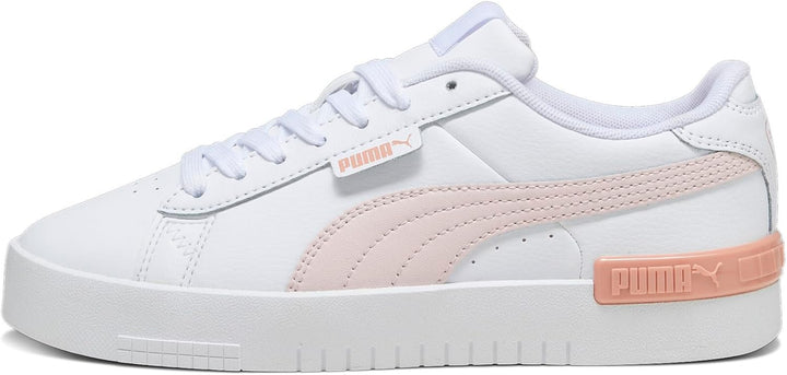 PUMA Mädchen Jada Jr Road Running Shoe, 37 EU Puma White Frosty Pink Poppy Pink