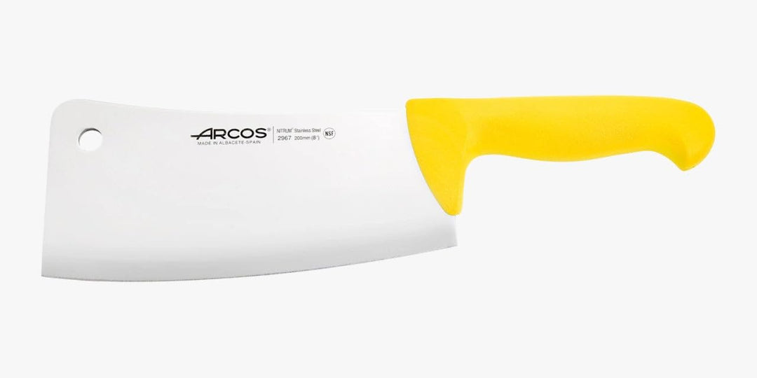 Arcos Serie 2900 - Hackmesser Metzgermesser - Klinge Nitrum Edelstahl 200 mm - HandGriff Polypropyle