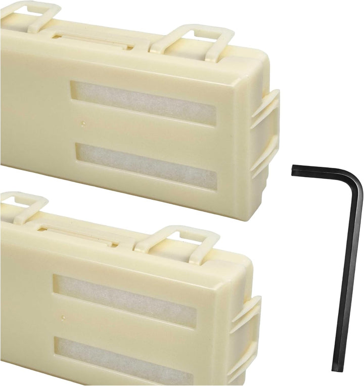 vhbw 10x HEPA Filter kompatibel mit Dyson Airblade V HU02 | AB12 Händetrockner - H13, Gelb