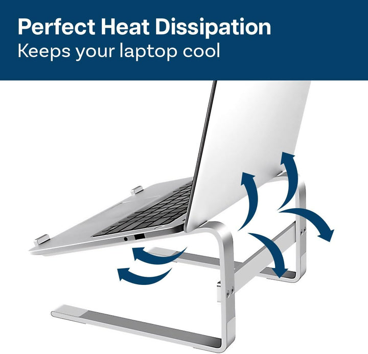 MMOBIEL Laptop Stand Grosser - Laptop Ständer 10 bis 18 Zoll - Laptophalterung Universal - Laptopstä