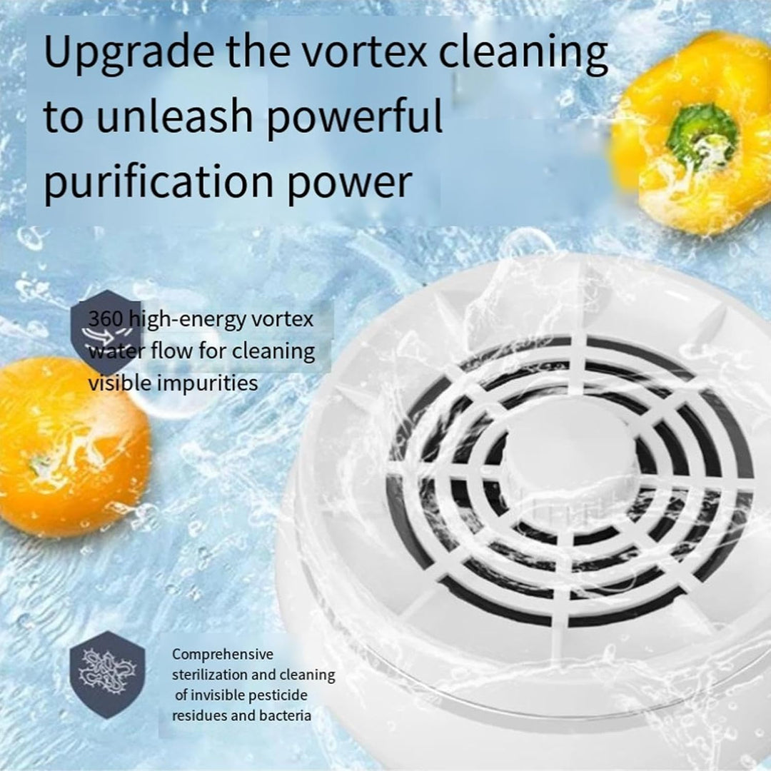 Generisch Fruit and Vegetable Washing Machine 4 Modes Cleaning Machine for Grain Meat Seafood Portab