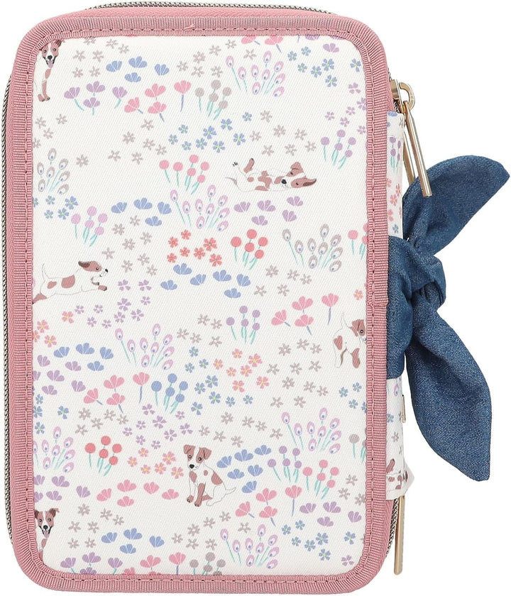 TOPModel 3-Fach Federtasche VELO FLEUR inkl. Stifte