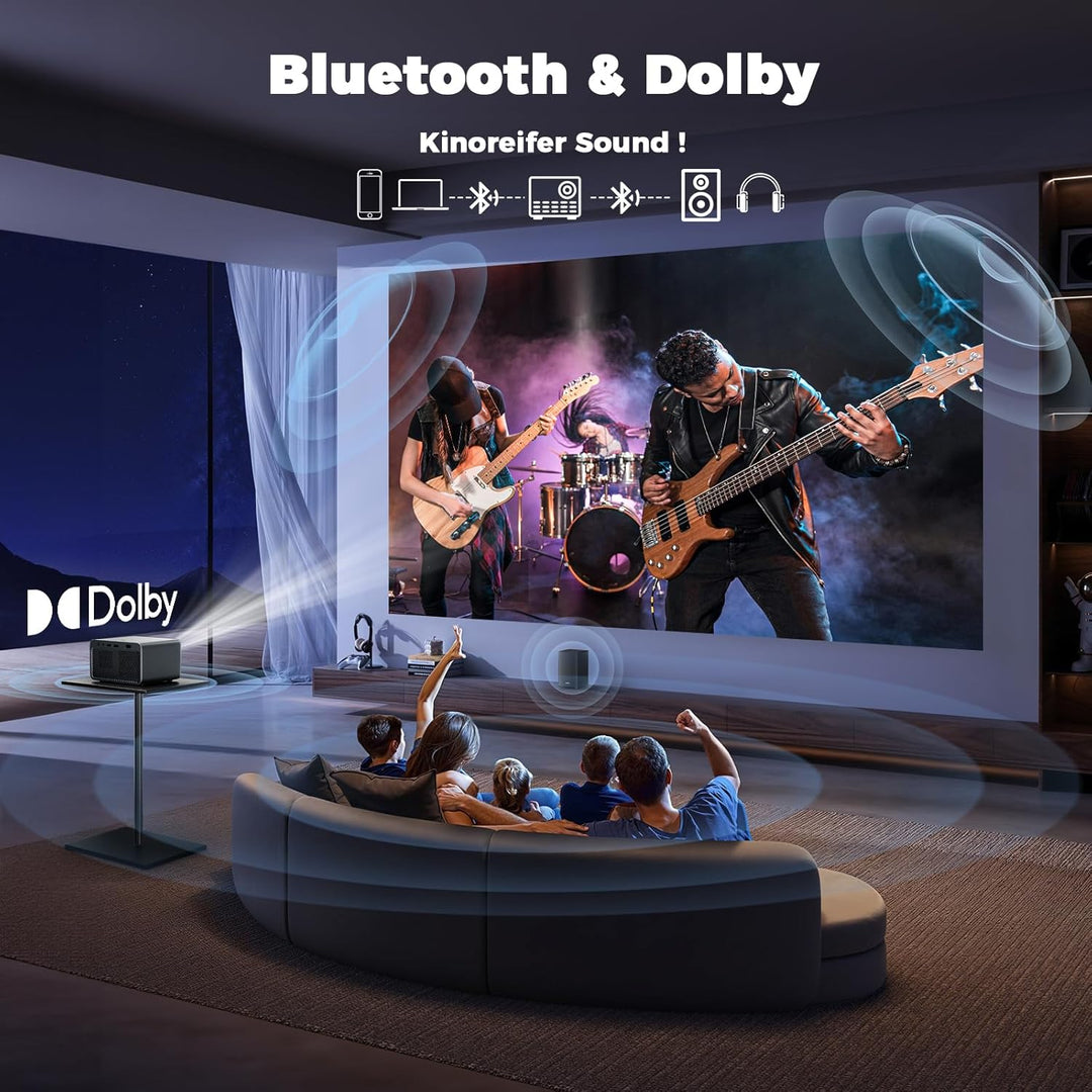 Beamer-4K [800+ Apps Compatible with Netflix, Browser & Live-TV | AI-Auto-Setup & CEC-Steuerung] 108