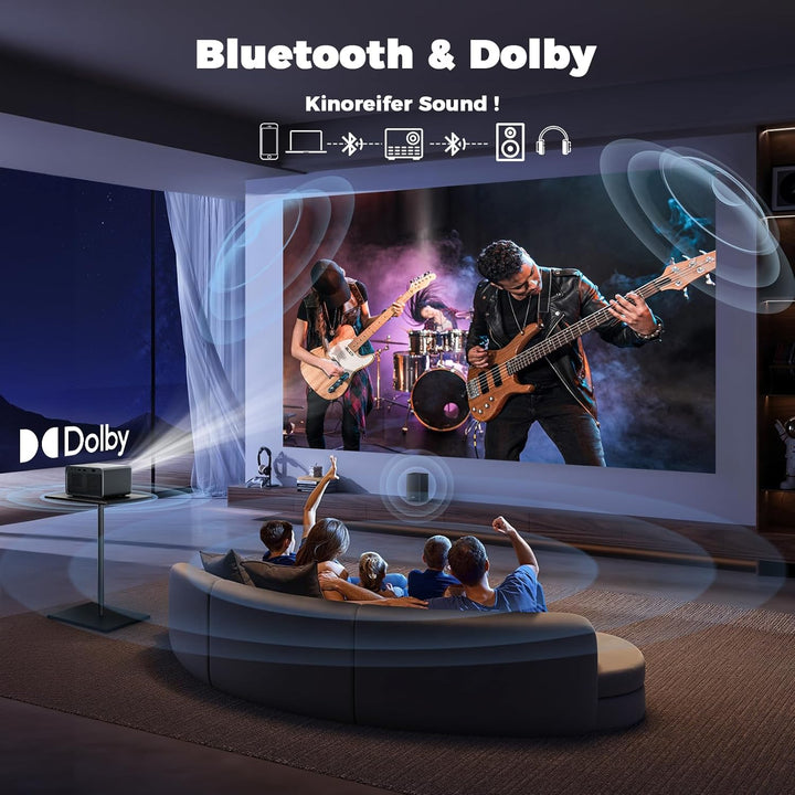 Beamer-4K [800+ Apps Compatible with Netflix, Browser & Live-TV | AI-Auto-Setup & CEC-Steuerung] 108