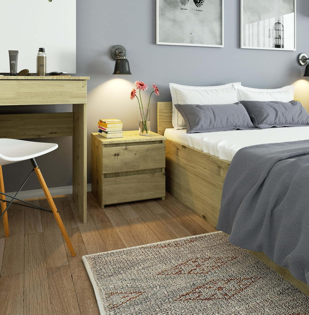 AKORD | Kommode Set 2 Schubladen Sideboard Mehrzweckschrank Schrank | Schreibtisch | ecktisch | Eck