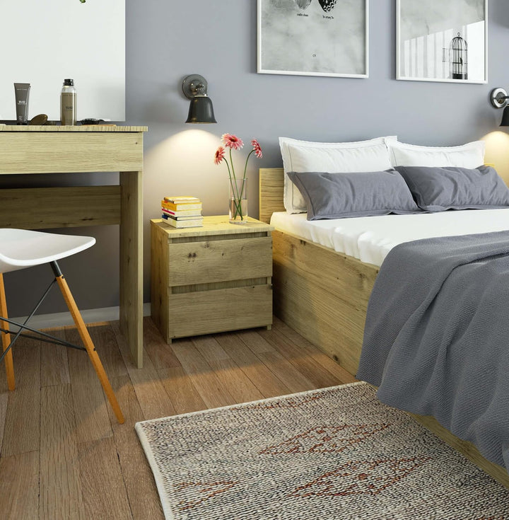 AKORD | Kommode Set 2 Schubladen Sideboard Mehrzweckschrank Schrank | Schreibtisch | ecktisch | Eck