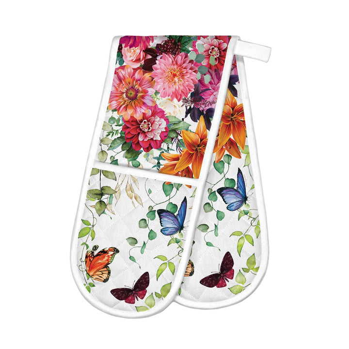 Michel Design Works Doppelter Ofenhandschuh, Sweet Floral Melody Süsse Blumenmelodie, Süsse Blumenme