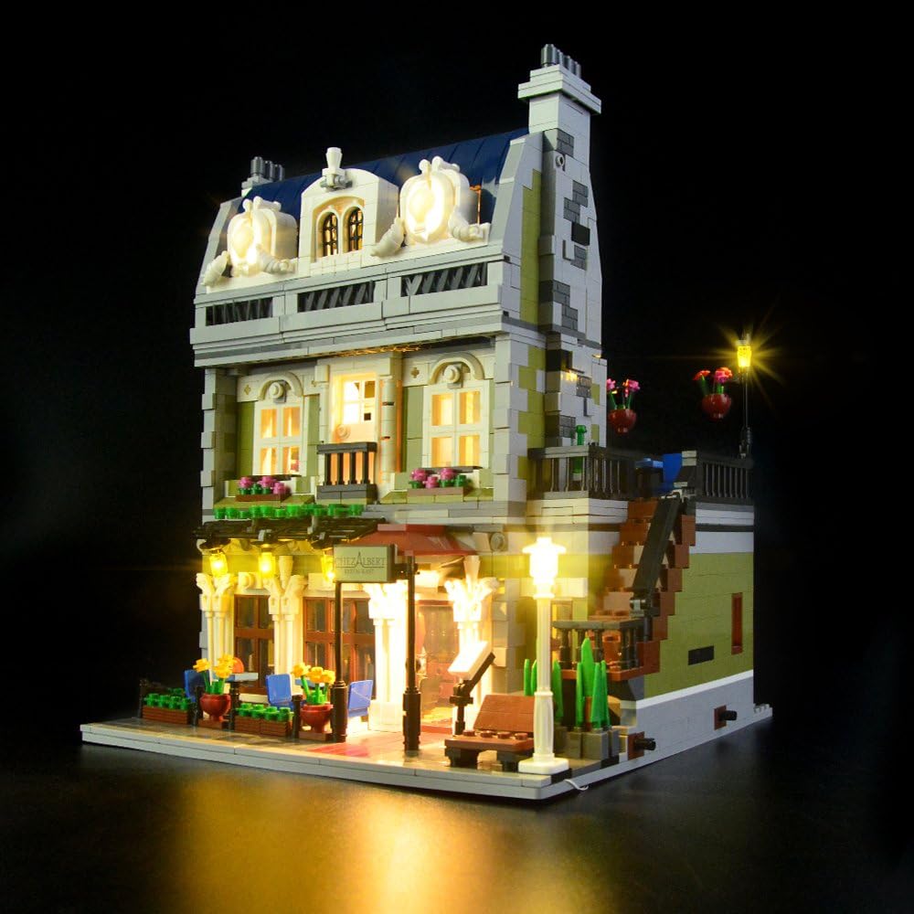 LIGHTAILING Licht-Set Für (Creator Pariser Restaurant) Modell - LED Licht-Set Kompatibel Mit Lego 10