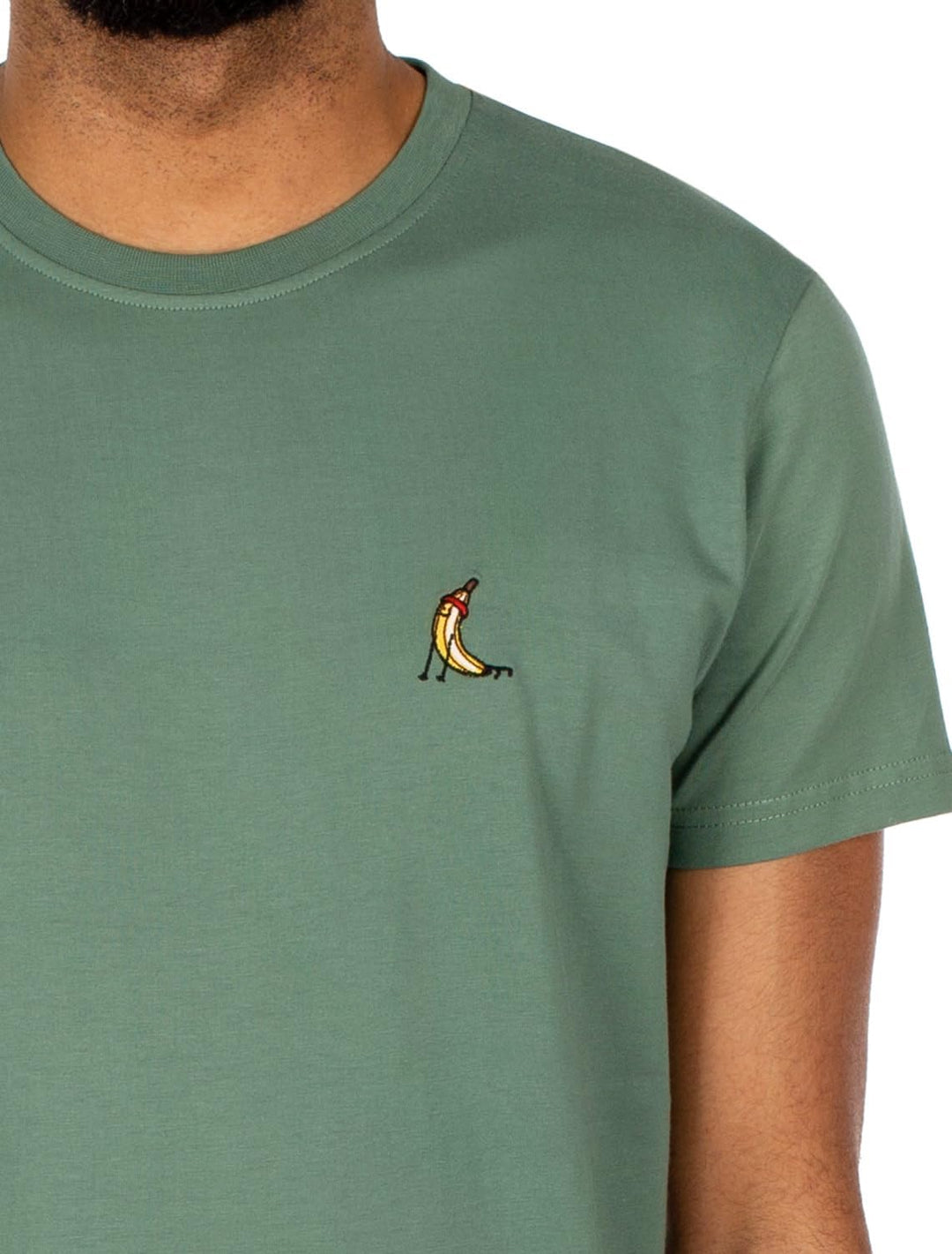 IRIEDAILY Gonana Embroidered T-Shirt Herren XXL Jungle Green, XXL Jungle Green