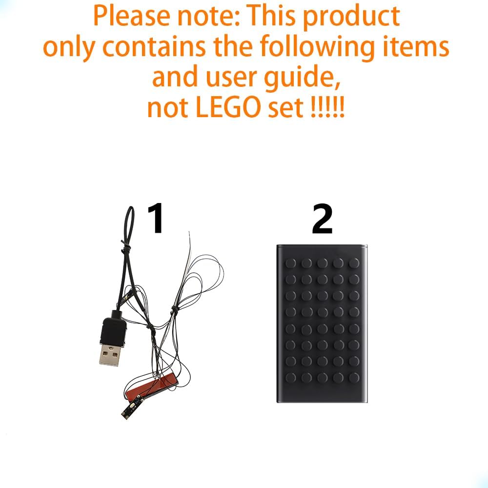 GEAMENT LED Licht-Set Kompatibel mit Lego Lamborghini Huracán (Huracan) Tecnica - Beleuchtungsset fü