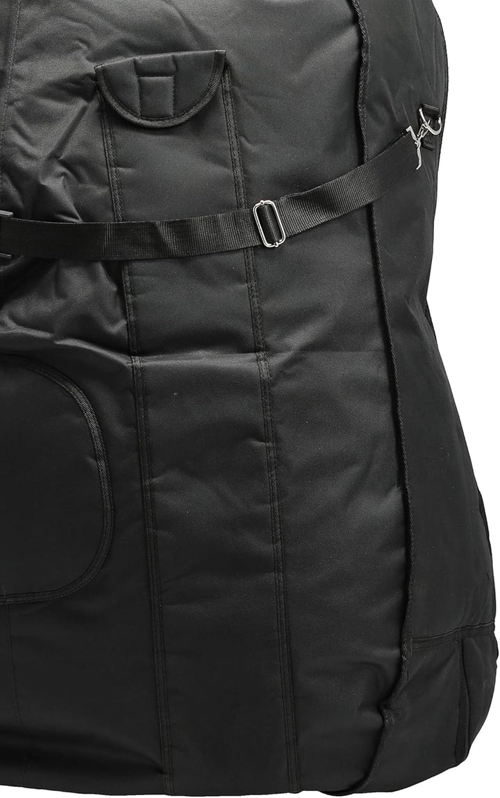 Gewa Pure kontrabas Gig Bag 4/4 Classic BS01 (3 mm skumvaddering, stor notväska, strängväska, tillbe