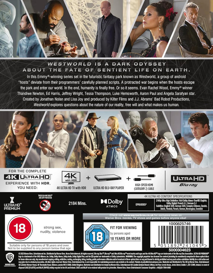 Westworld: The Complete Series, Blu-ray
