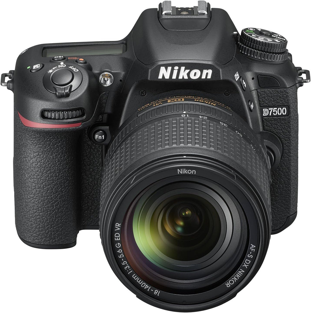 Nikon D7500 Digitale Spiegelreflexkamera mit Objektiv AF-S DX Nikkor 18-140 mm f/3.5-5.6G ED VR, 20,