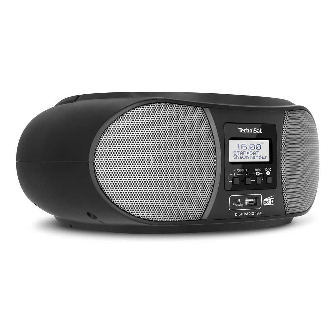 TechniSat DIGITRADIO 1990 - Stereo-Boombox mit DAB+/UKW-Radio und CD-Player (Bluetooth-Audiostreamin