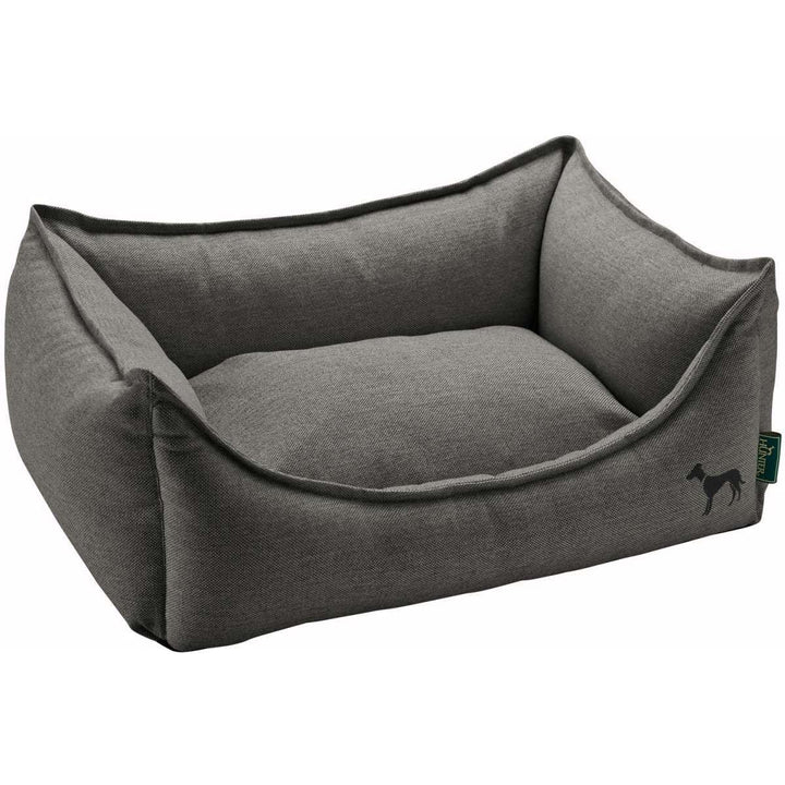 HUNTER Livingston Hundesofa, Hundebett, Strukturstoff, klassisch, S, anthrazit anthrazit 60 x 40 x 2