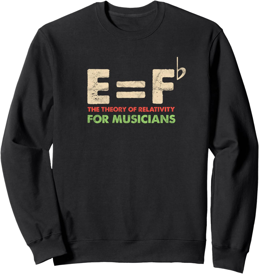Musik Theorie Relativitätstheorie Komponist Vintage Sweatshirt