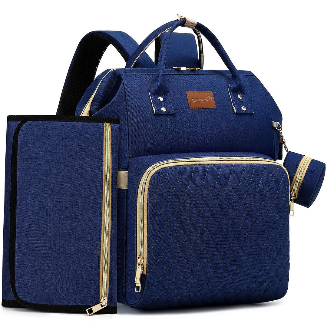 ROSEGIN Wickelrucksack Gross - Baby Wickeltasche Rucksack Wasserdicht & Leicht mit Wickelunterlage,