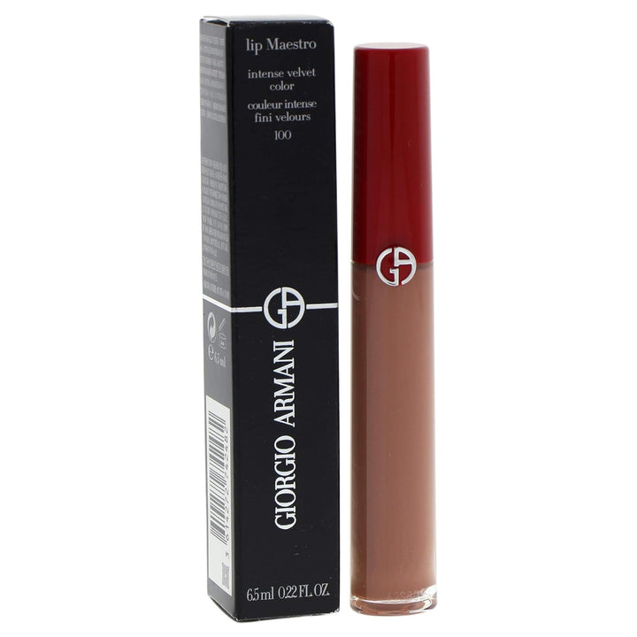 Giorgio Armani Lip Maestro Lipgloss, 100 Sand, 6. 5 Ml 100 Sand 1 Stück (1er Pack）, 100 Sand 1 Stück