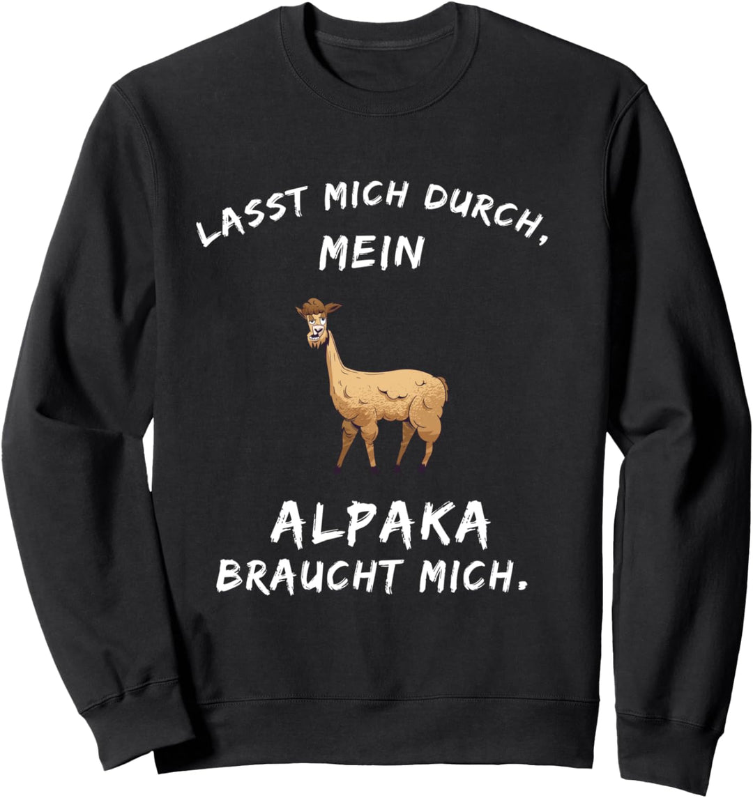 Lustiges Alpaka Outfit Spruch Bild Alpaca Pako Kamel Lama Sweatshirt