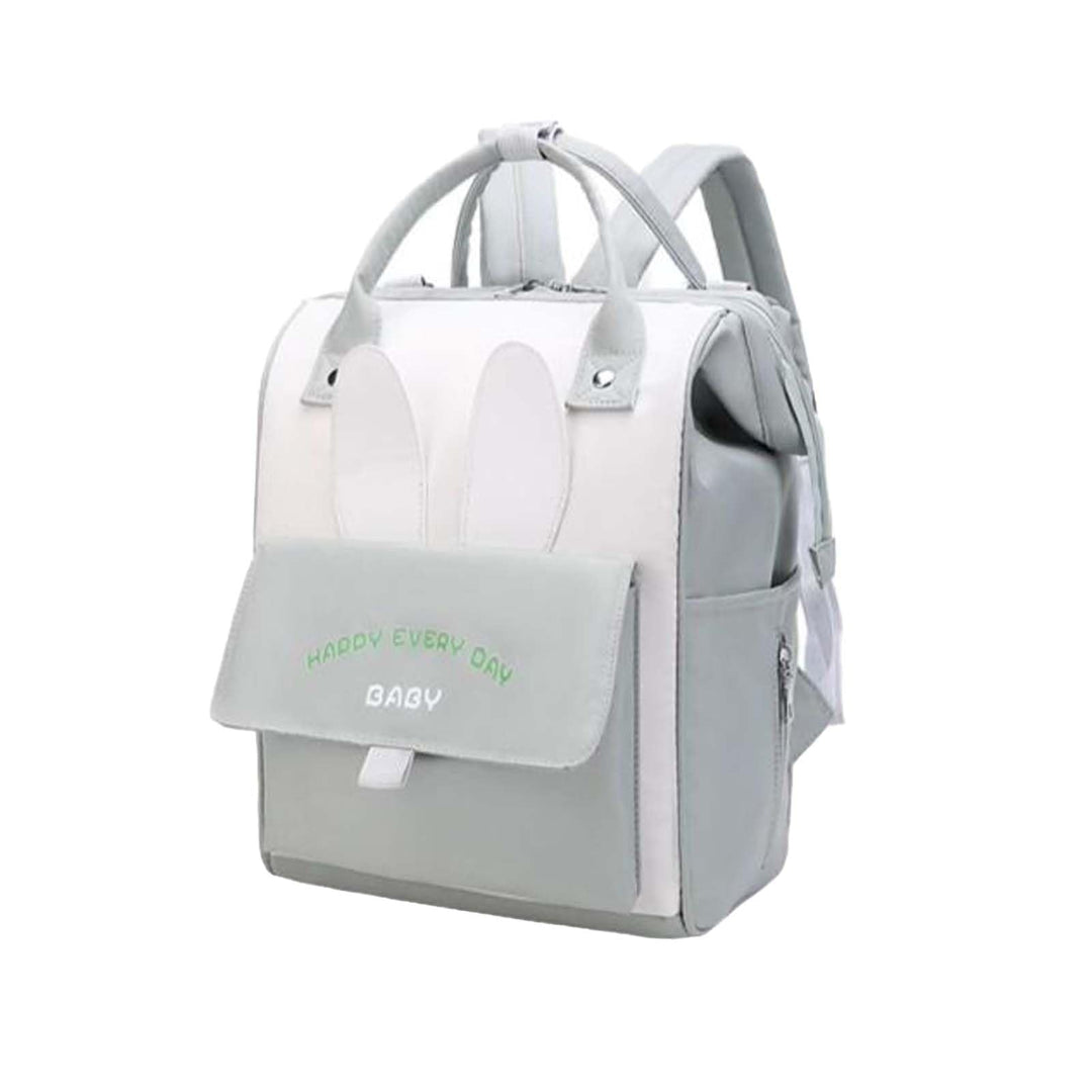 Wickeltasche Rucksack, Multifunktionaler Windelrucksack mit Kinderwagen-Clips, Geräumiger Wickelruck