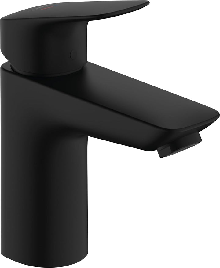 hansgrohe Logis - Waschtischarmatur ohne Ablauf, energiesparend (CoolStart), Wasserhahn Bad mit Ausl