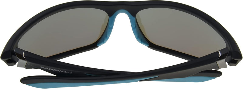 Gamswild WS6036 Sonnenbrille Sportbrille Skibrille Fahrradbrille Damen Herren Unisex | blau | lila |