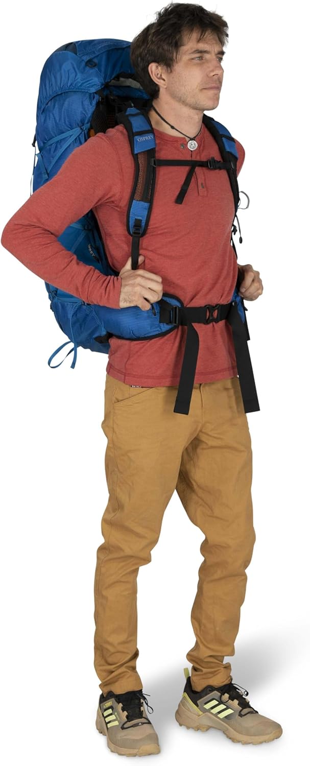 Osprey Herren Rucksack Exos 58 Tungsten Grau, Dunkelgrau
