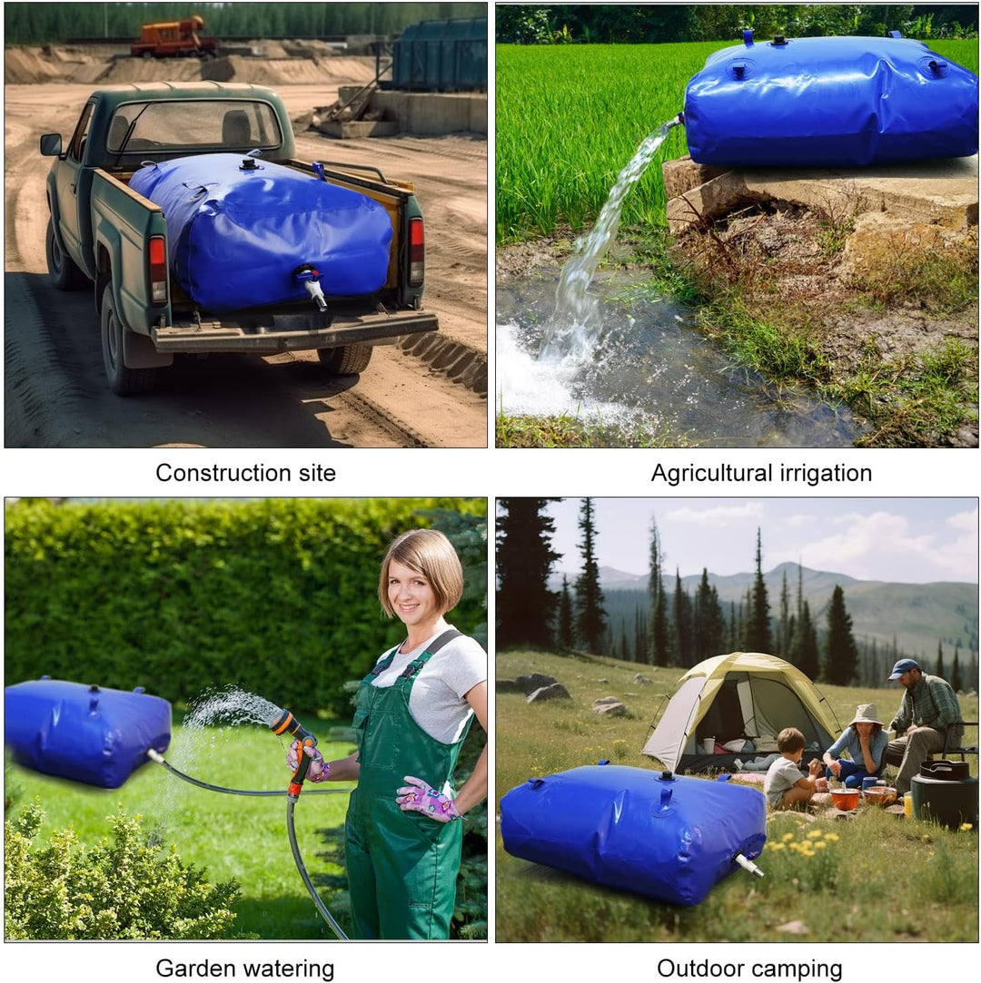 Récupérateur d'eau Citerne eau de Pluie Borsa dell'acqua sac à eau mobile sac à eau extérieur avec v