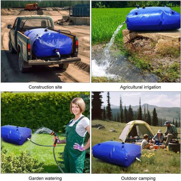 Récupérateur d'eau Citerne eau de Pluie Borsa dell'acqua sac à eau mobile sac à eau extérieur avec v